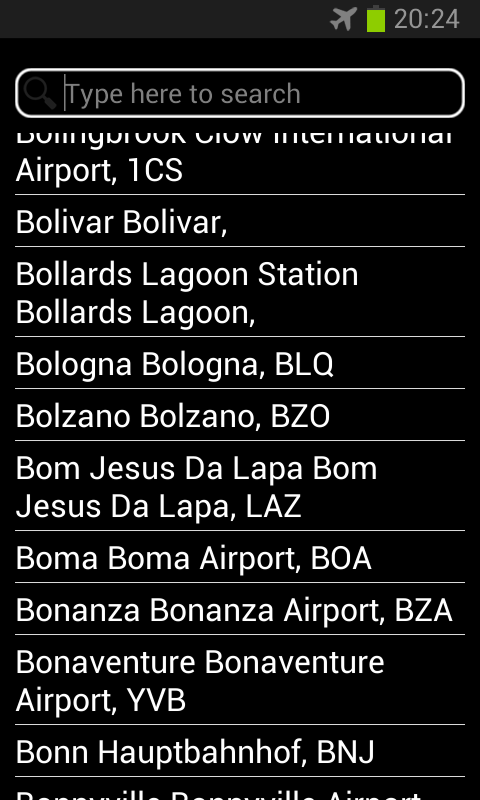 Airport search